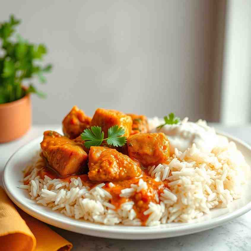 Bermuda Chicken Curry & Rice